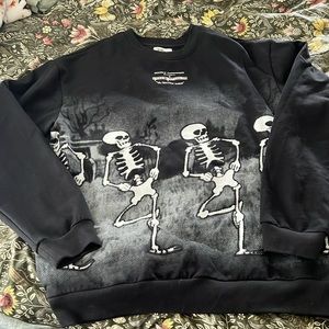 Disney skeleton dance sweatshirt